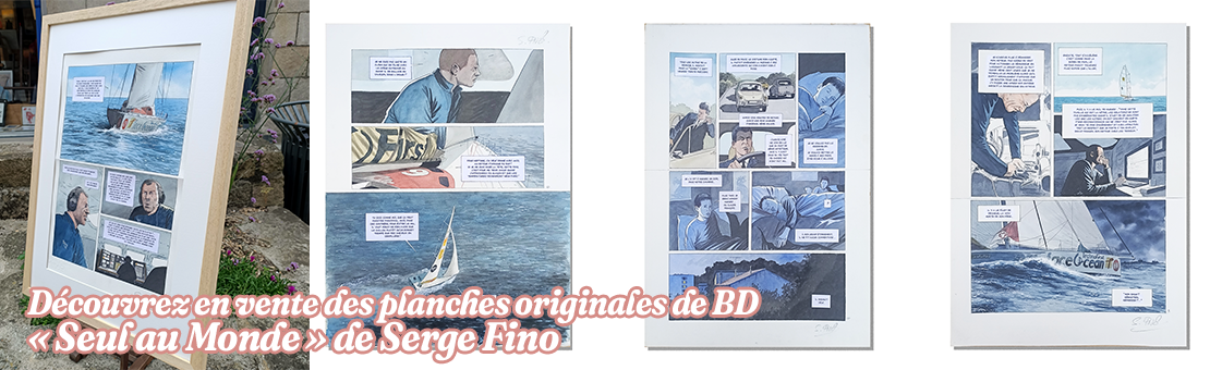 Planches originales de la bande dessinée - Seul au Monde